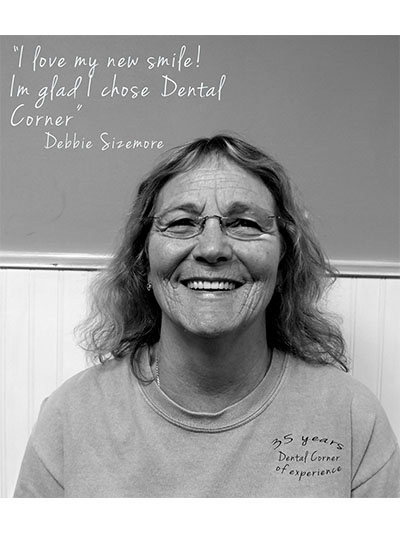 Debbie, a patient of Dental Corner in Wichita, KS